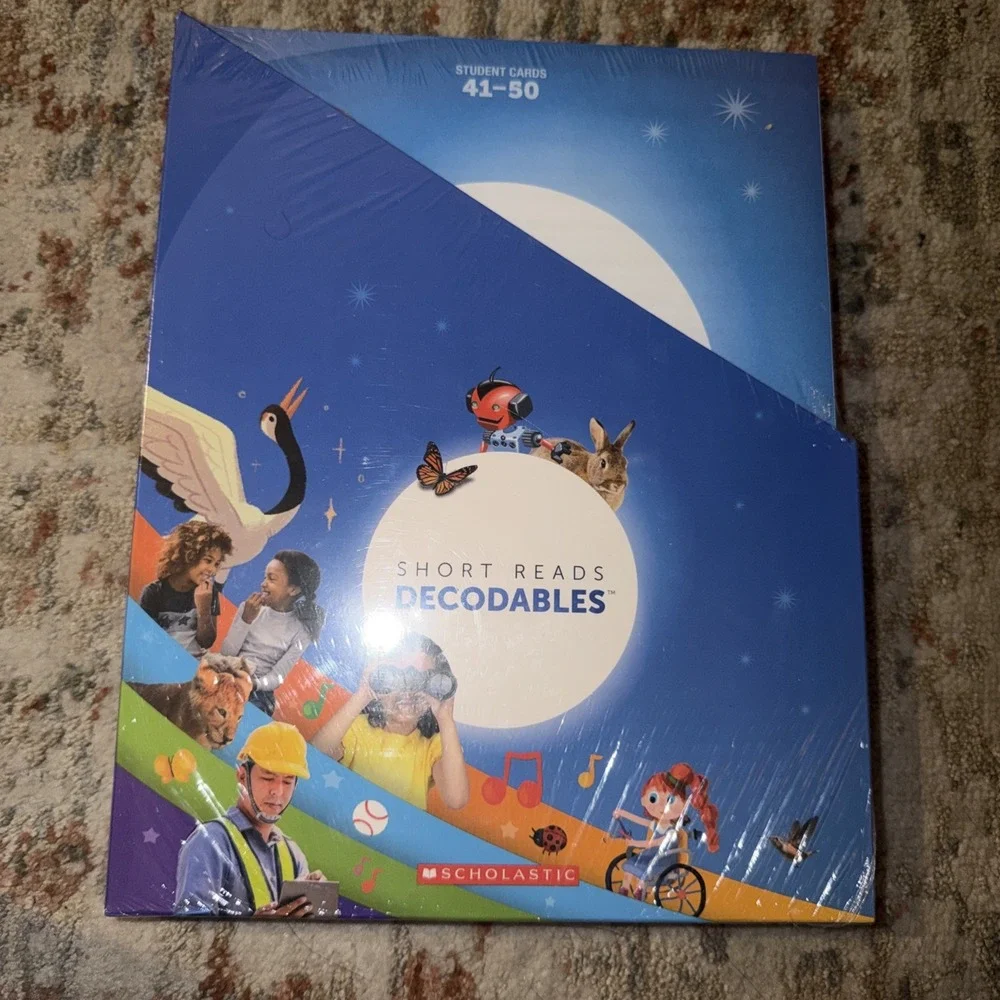 Short Reads, Decodables, Student Cards, #41-50 Scholastic Teacher's Guide# 5